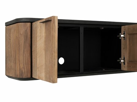 Hangend tv-meubel teak small