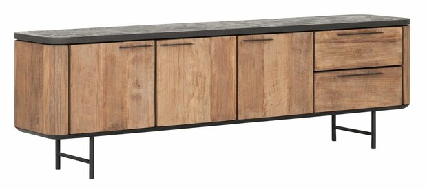 TV-meubel teak medium